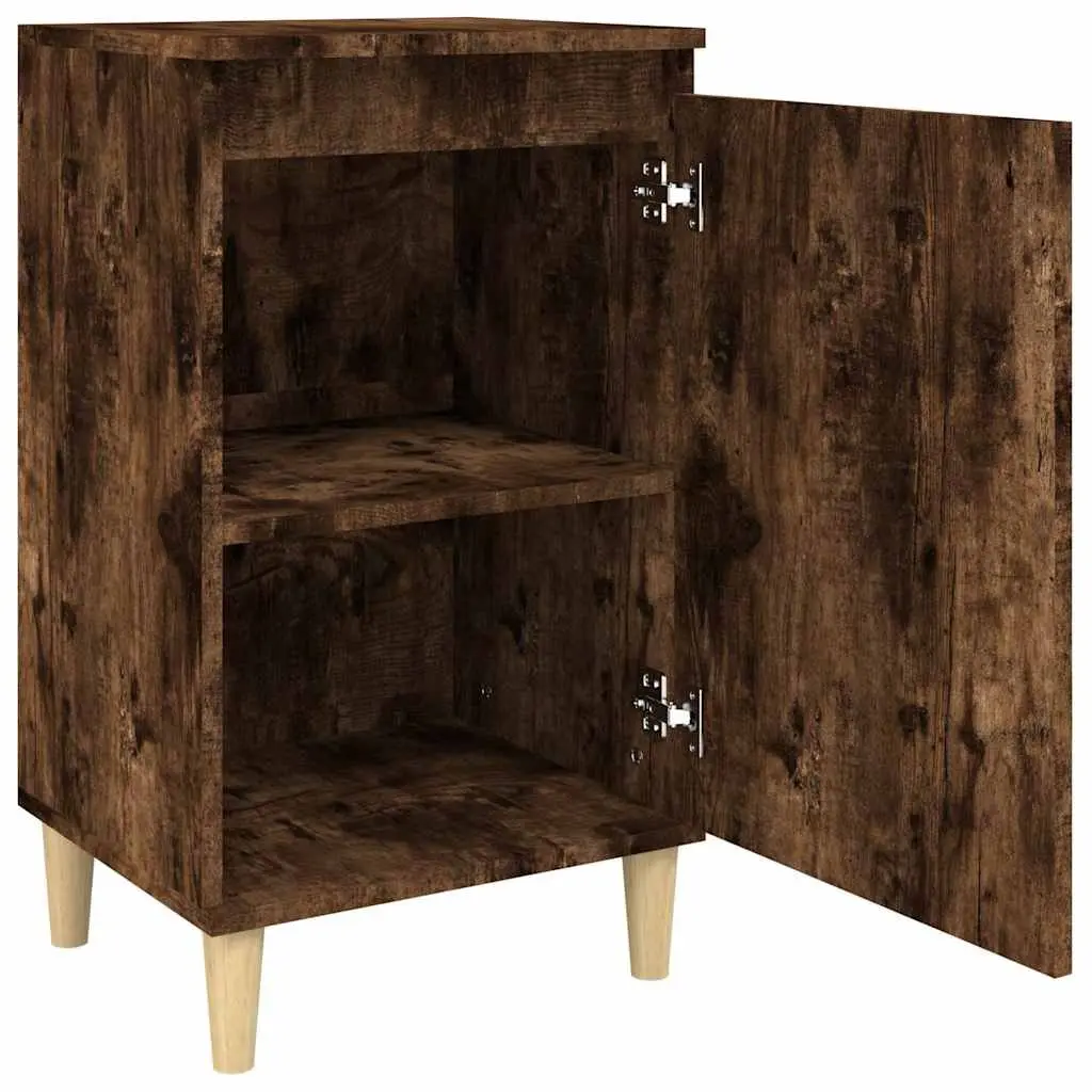 Bedside Cabinets Nightstand Storage 40x35x70cm Brown 2 Piece