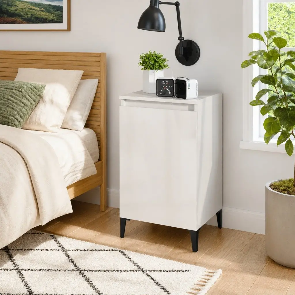 Bedside Cabinet with Ample Storage