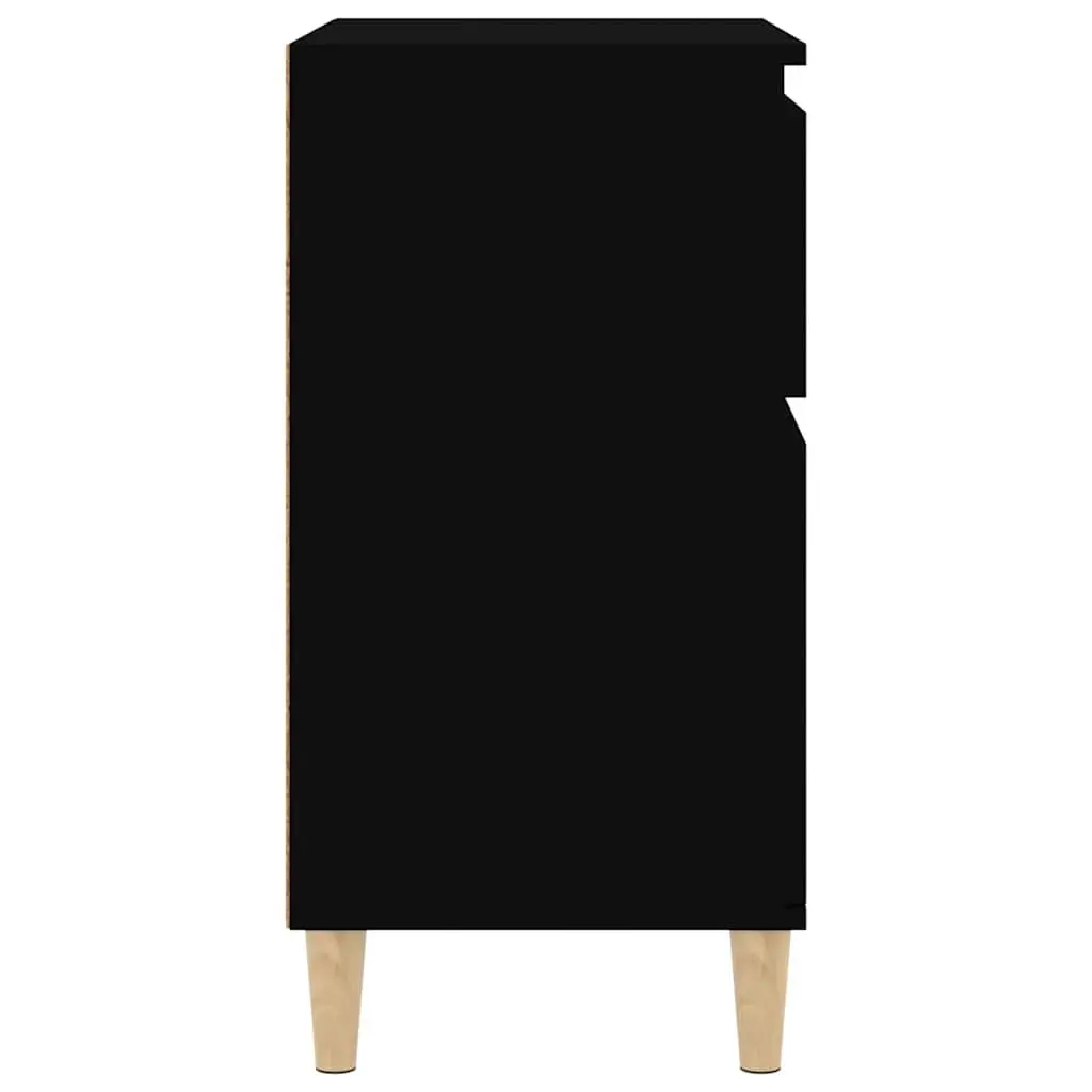 Black Sideboard with Ample Storage Space
