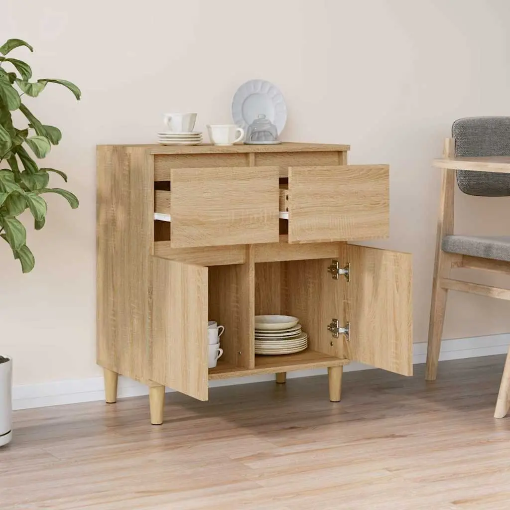 Brown Sideboard Storage Cabinet with Ample Space