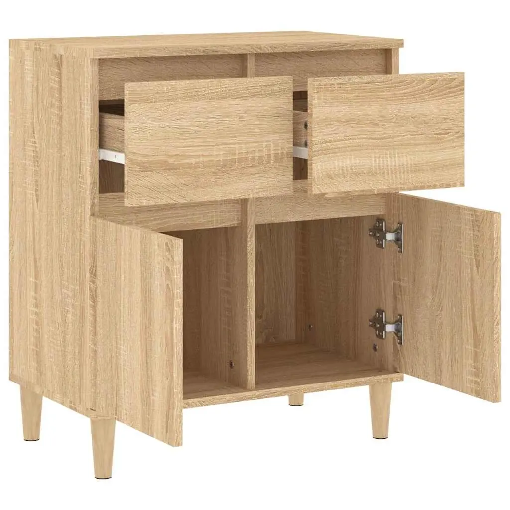 Brown Sideboard Storage Cabinet with Ample Space
