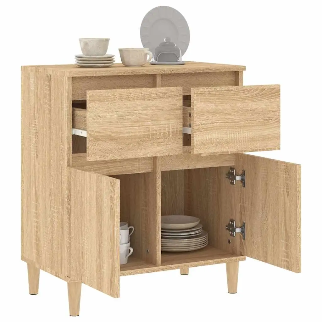 Brown Sideboard Storage Cabinet with Ample Space