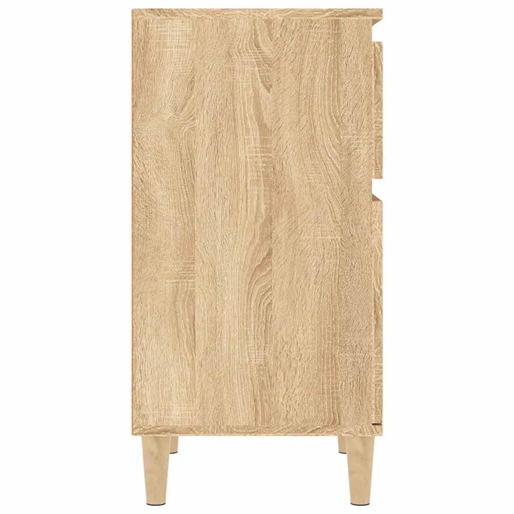Bedside Cabinet 40x35x70cm Brown Nightstand Storage Organiser Bedroom Furniture