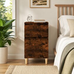 Brown Bedside Cabinet 40x35x70 cm: Value and Style