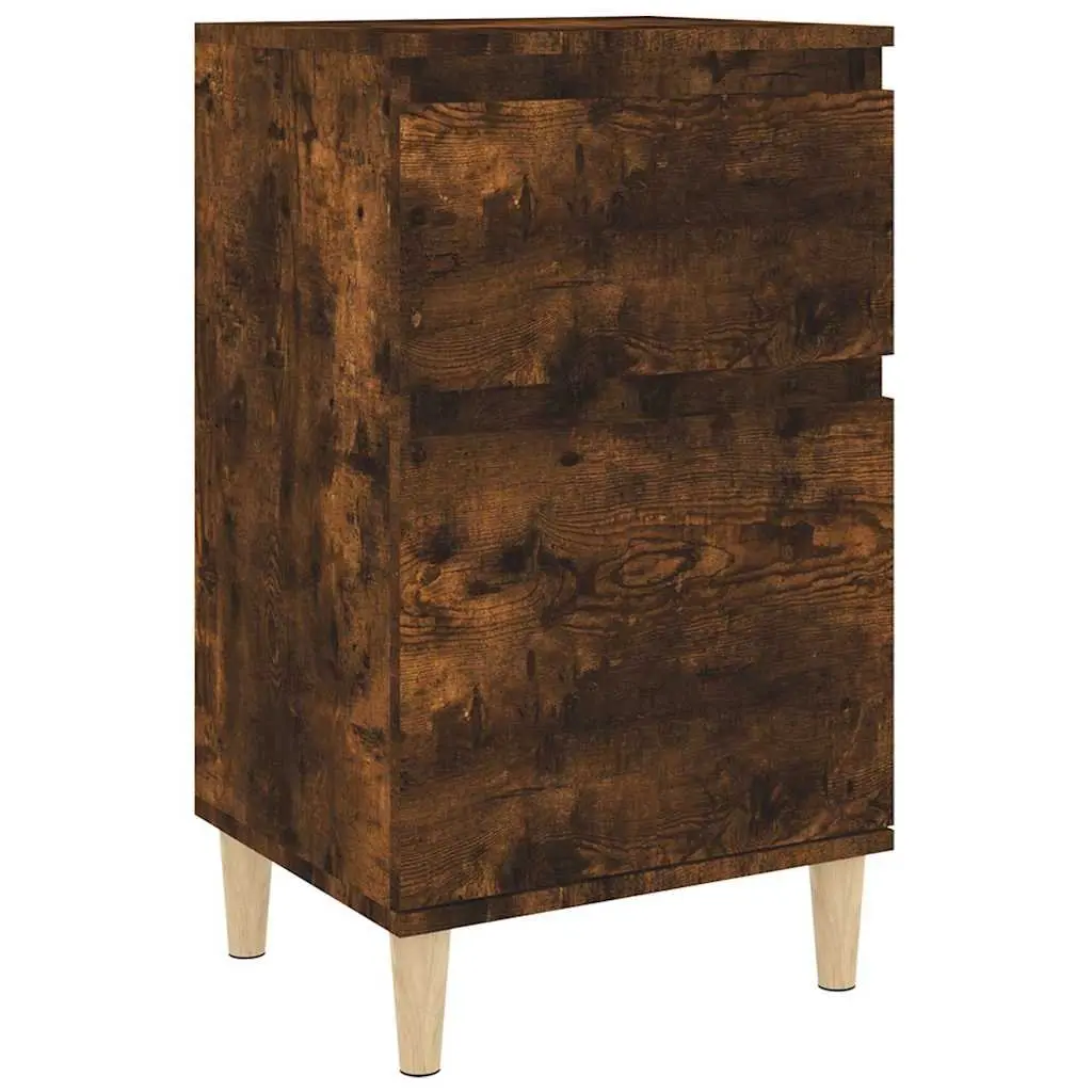 Bedside Cabinet Storage Table 40x35x70 cm Brown Engineered Wood