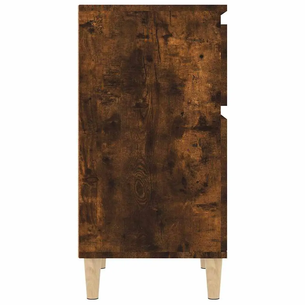 Bedside Cabinets 2 pcs Brown Storage Nightstand Organiser 40x35x70 cm
