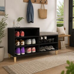 Black Shoe Cabinet for Simple and Effective Storage