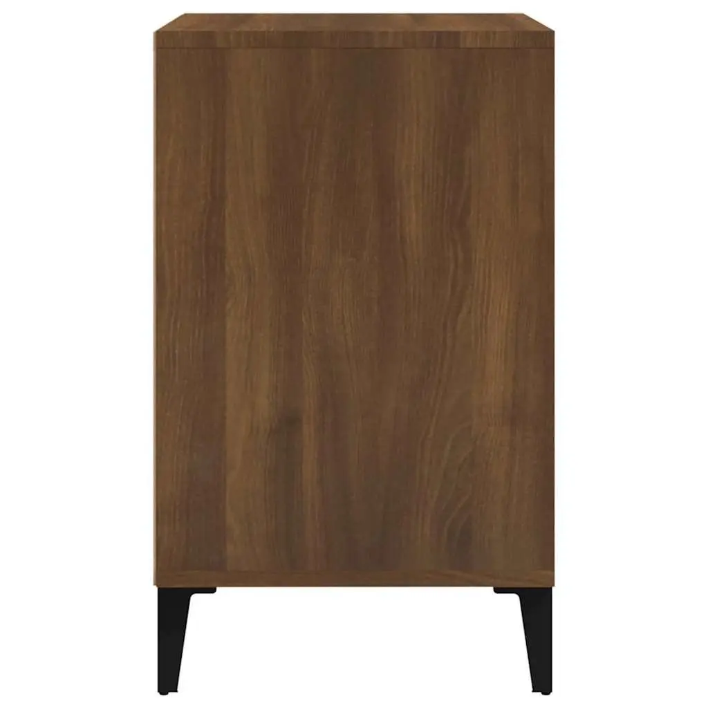 Shoe Cabinet Storage Rack 102x36x60cm Brown Oak 5 Shelves Engineered Wood