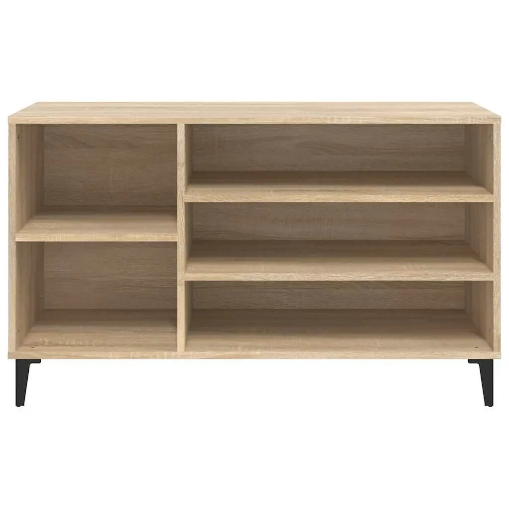 Shoe Cabinet Storage Organiser 102W x 36D x 60H cm Beige Engineered Wood Furniture Unit