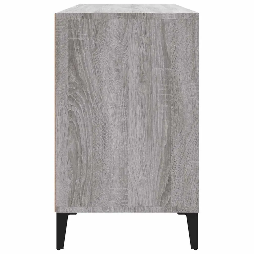 Shoe Cabinet Storage Organiser 102W x 36D x 60H cm Grey Sonoma Engineered Wood