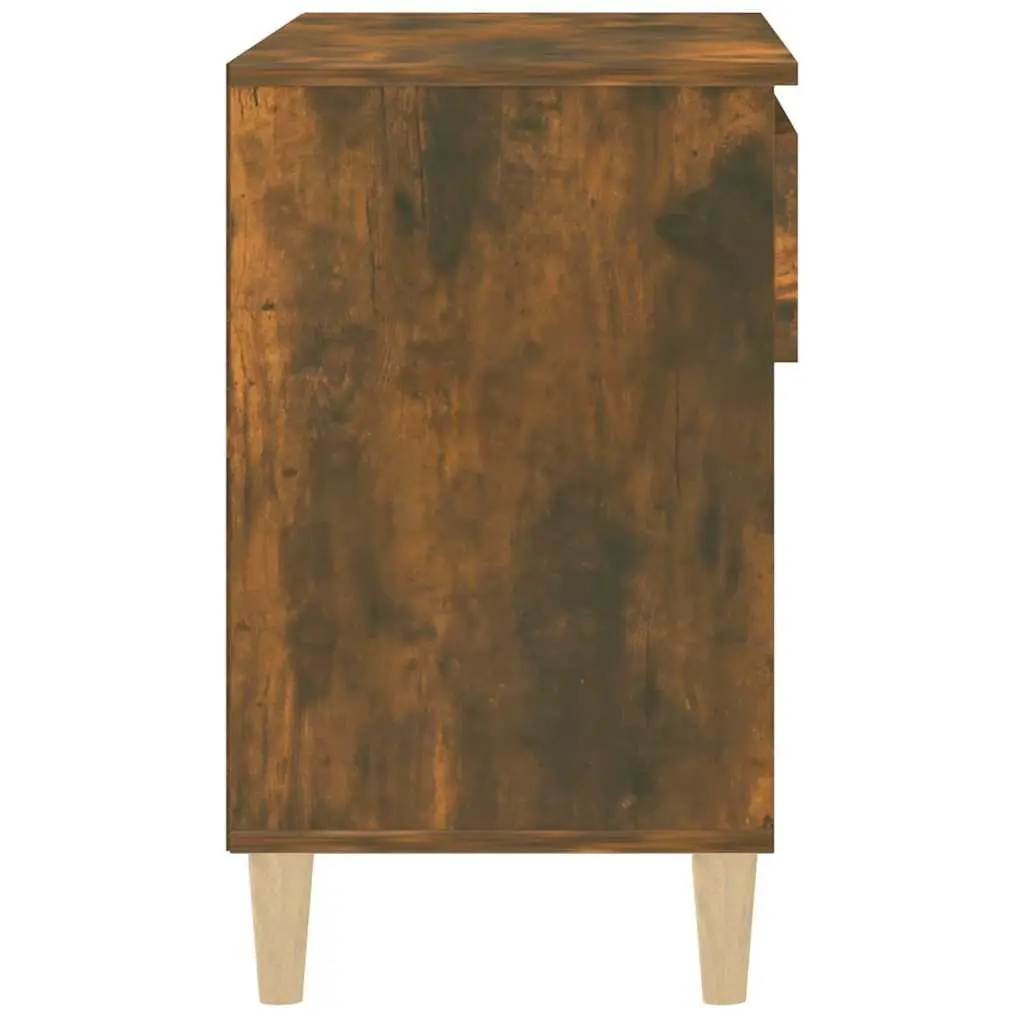 Shoe Cabinet Storage Organiser Brown Engineered Wood 70x36x60cm