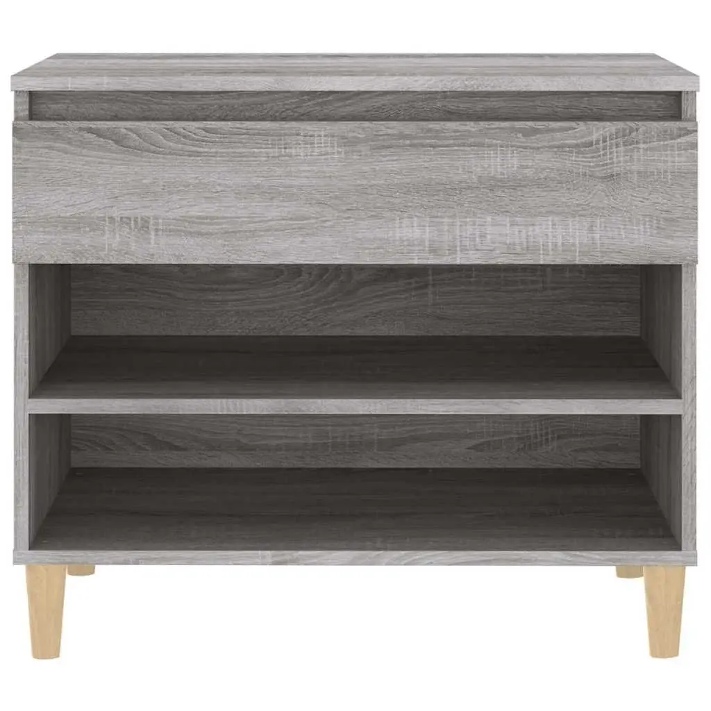 Shoe Cabinet Storage Organiser 70x36x60 cm Grey Sonoma Engineered Wood