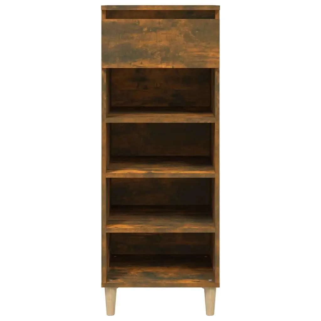 Shoe Cabinet Shoe Storage 40x36x105cm Smoked Oak
