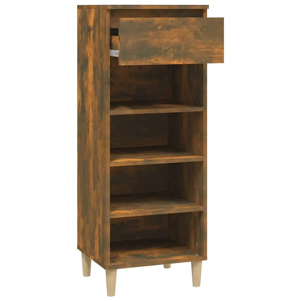 Shoe Cabinet Shoe Storage 40x36x105cm Smoked Oak
