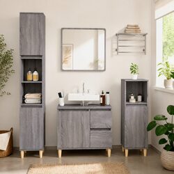 A Reliable Grey Sonoma Bathroom Cabinet for Everyday Use