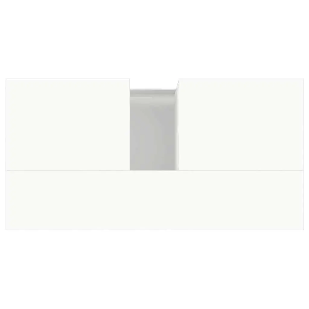 Bathroom Vanity Cabinet Storage Unit 65 x 33 x 60 cm White Engineered Wood