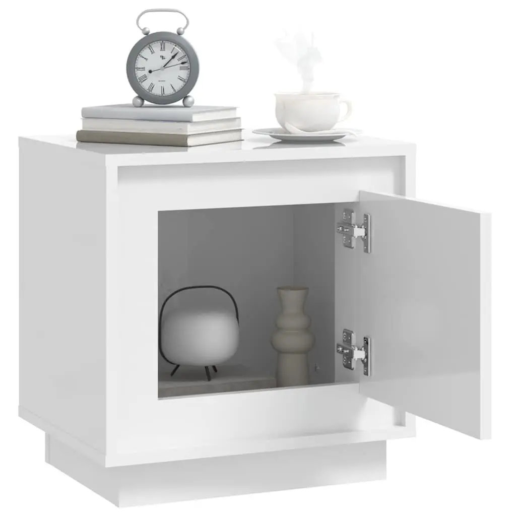 Nightstand with Door Storage 44x35x45cm