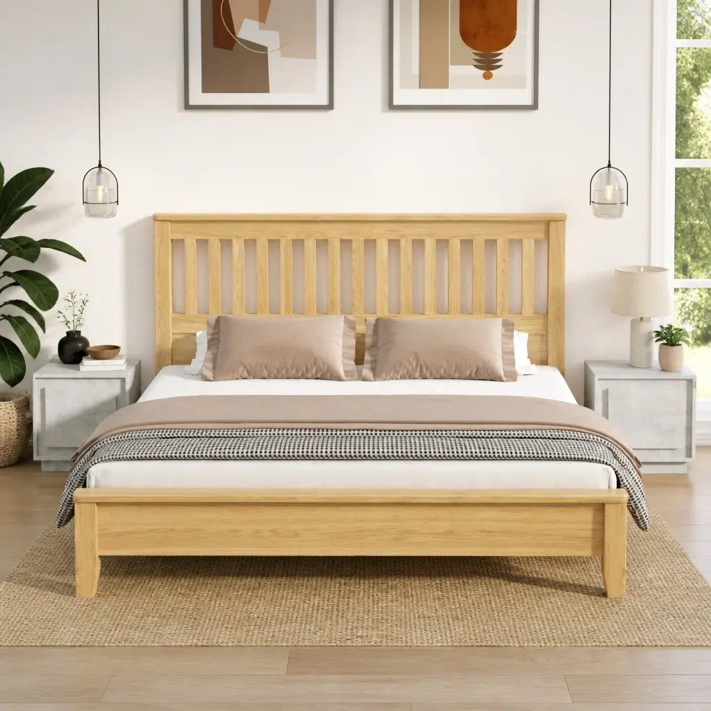 Bedside Cabinet Nightstand Storage Table 44x35x45cm Grey Engineered Wood Set of 2