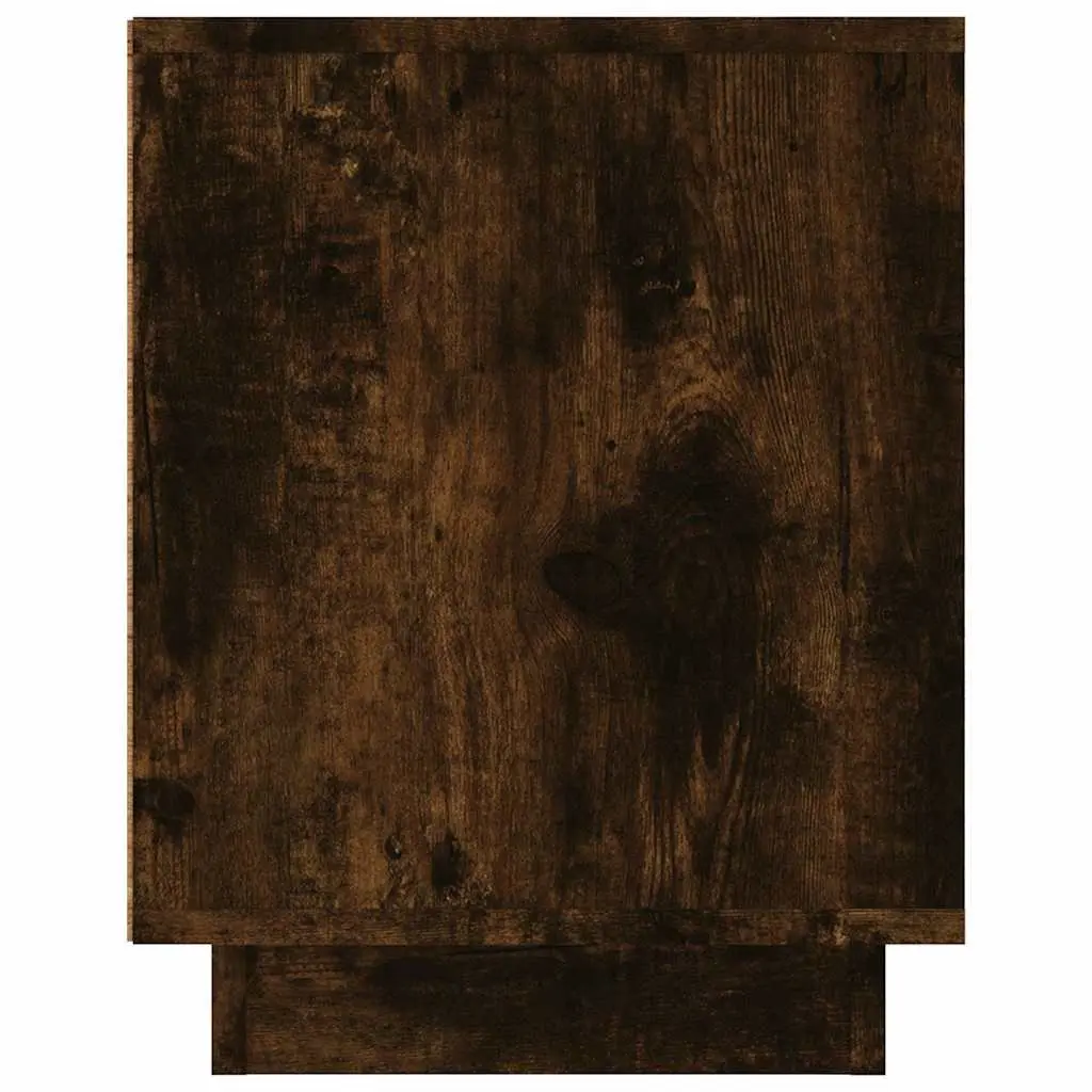 TV Cabinet Media Storage Unit 80x35x45cm Smoked Oak Brown