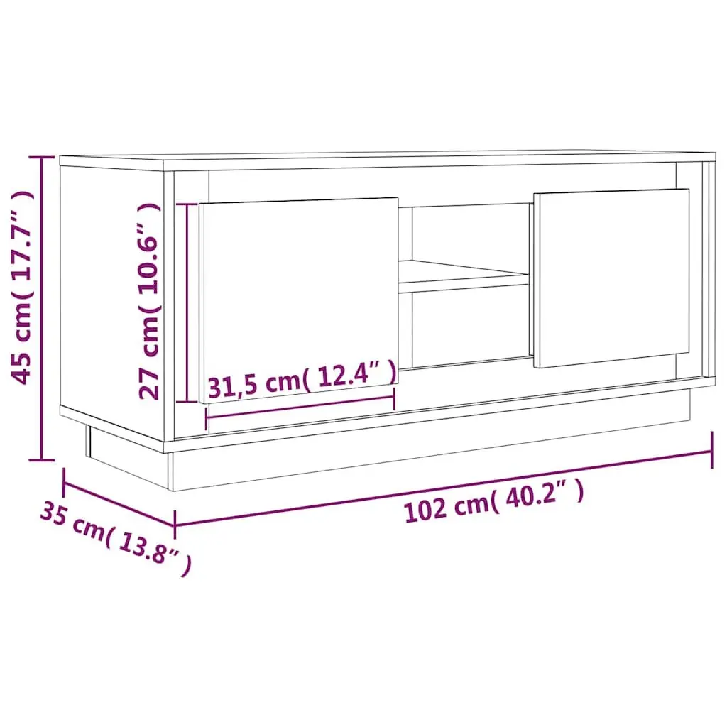 White TV Cabinet for Home Organization