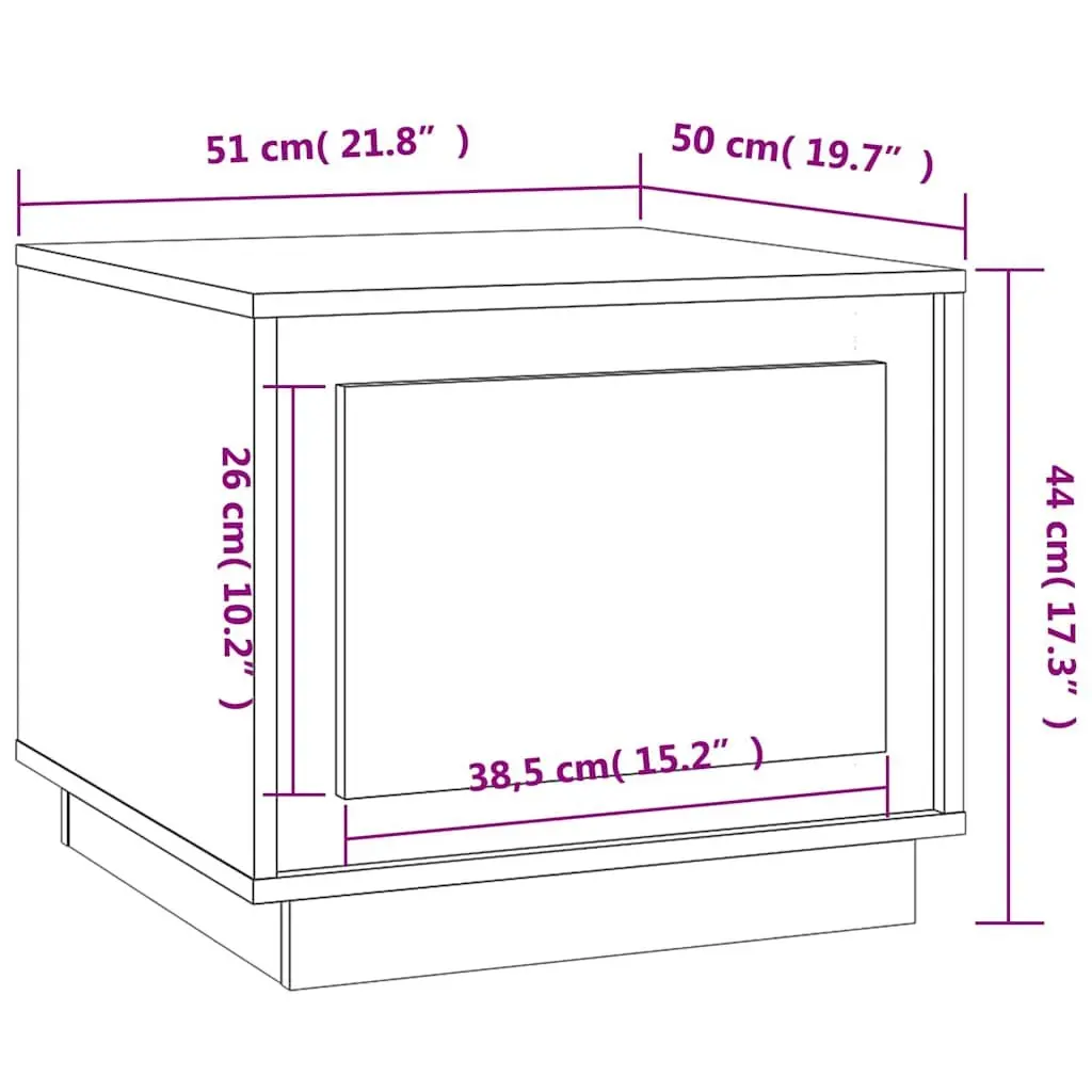 Coffee Table High Gloss White Storage Cabinet Living Room Accent Furniture