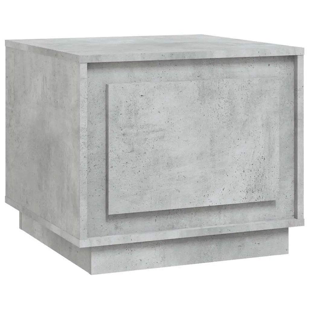 Coffee Table Storage Grey Engineered Wood 51x50x44cm