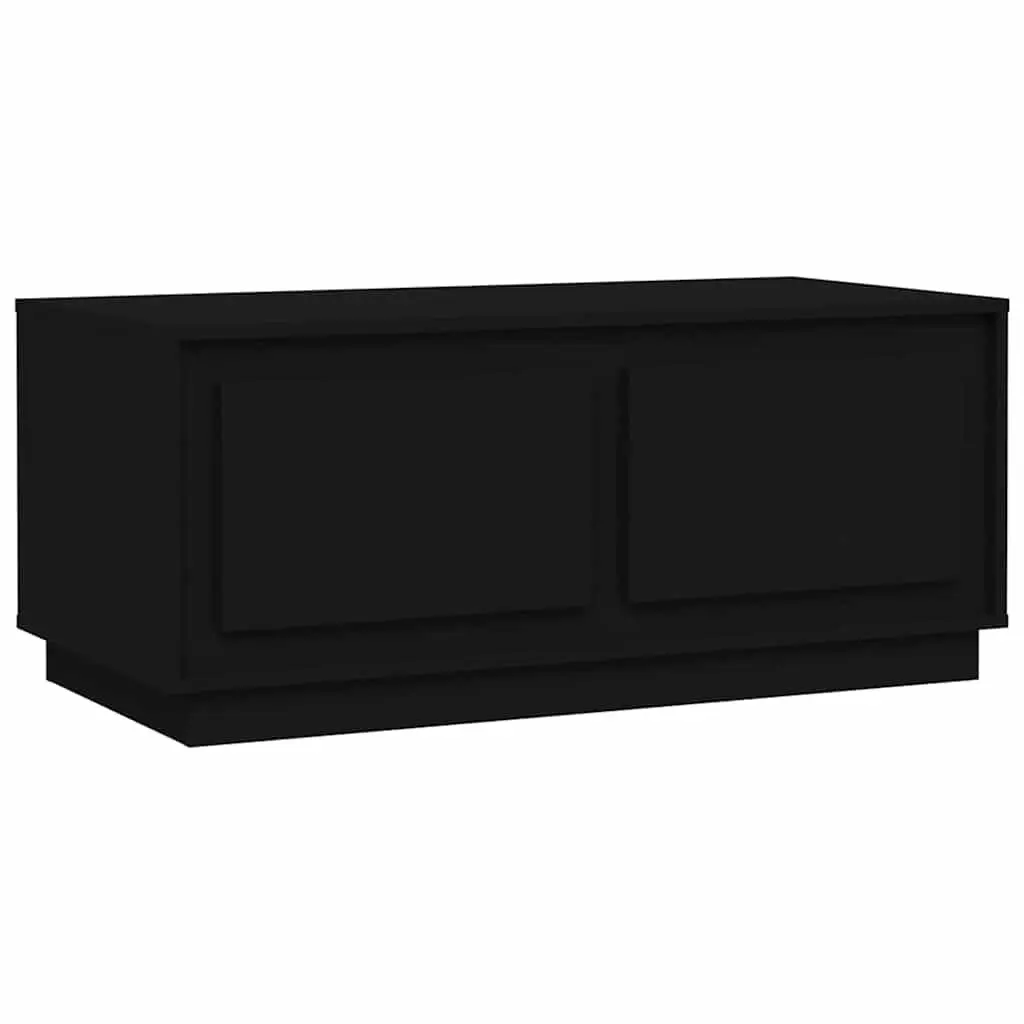 Black Coffee Table with Ample Storage Space