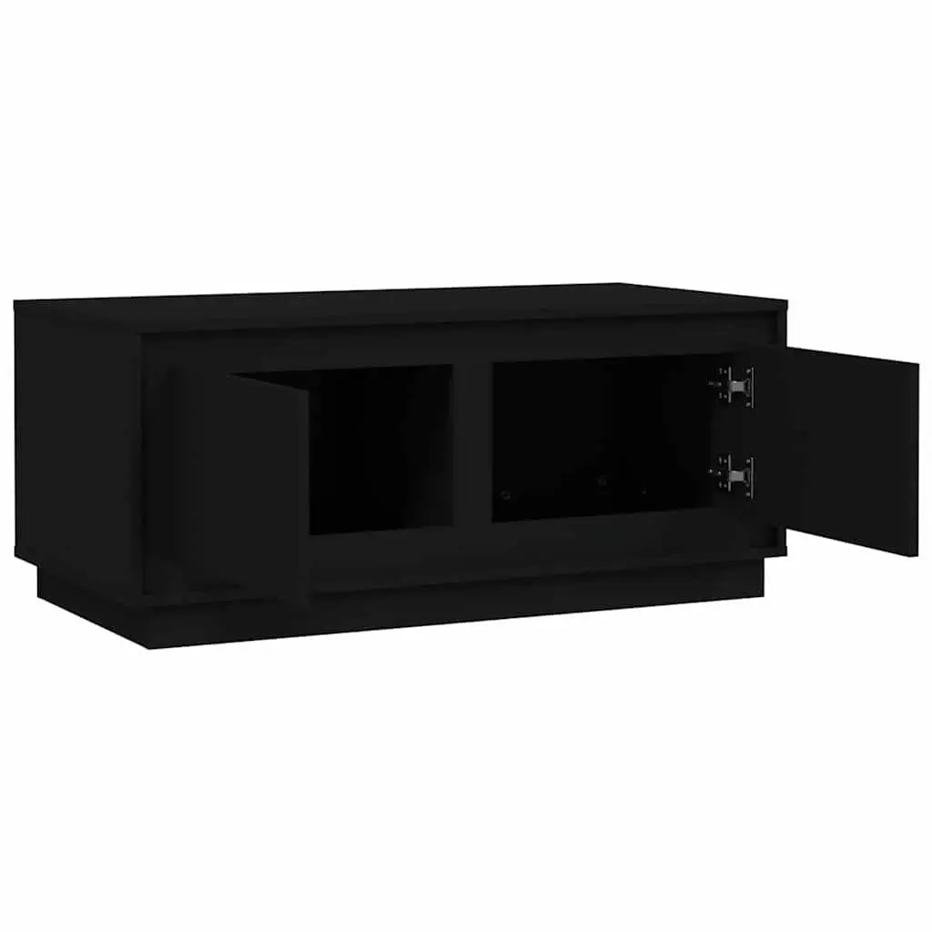 Black Coffee Table with Ample Storage Space