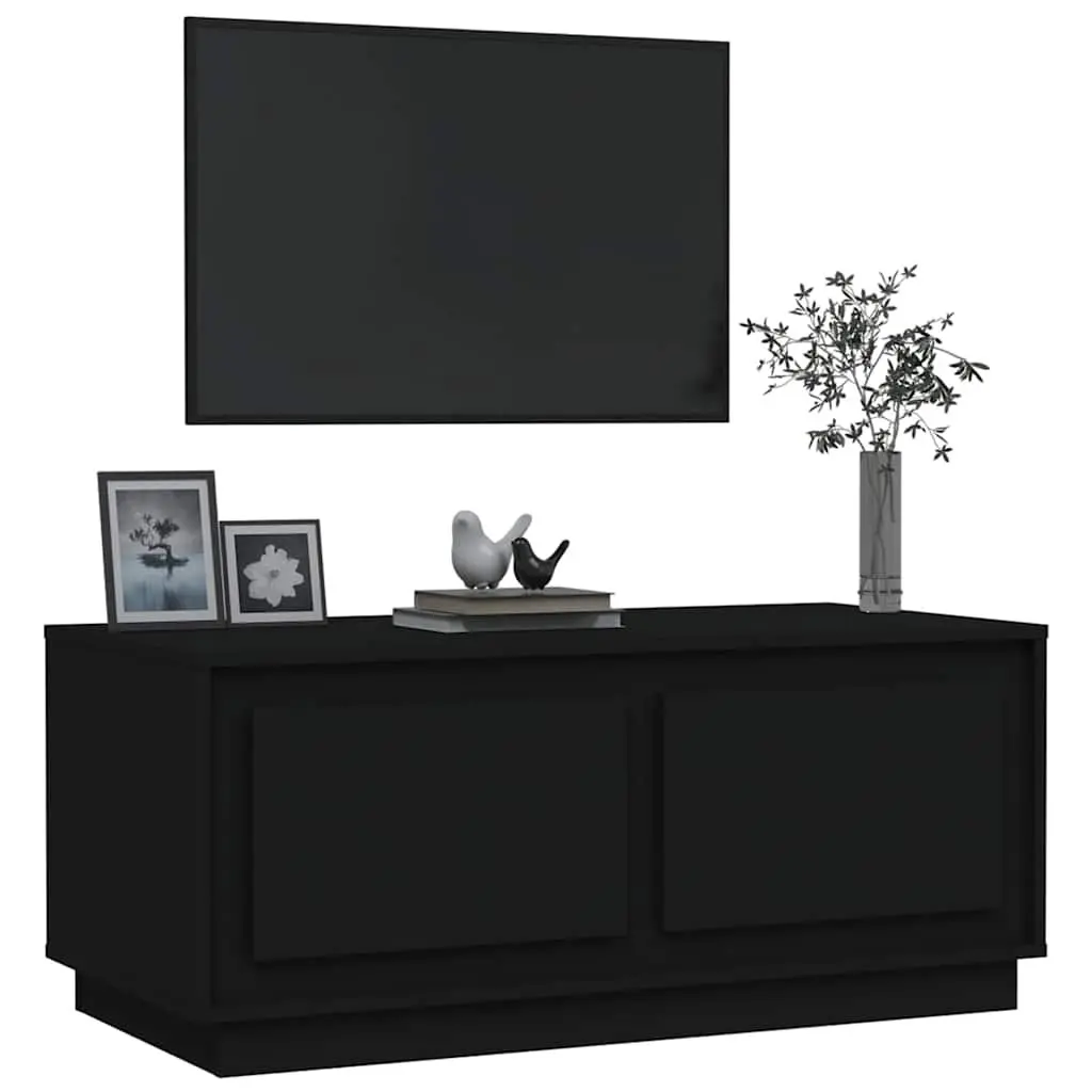 Black Coffee Table with Ample Storage Space