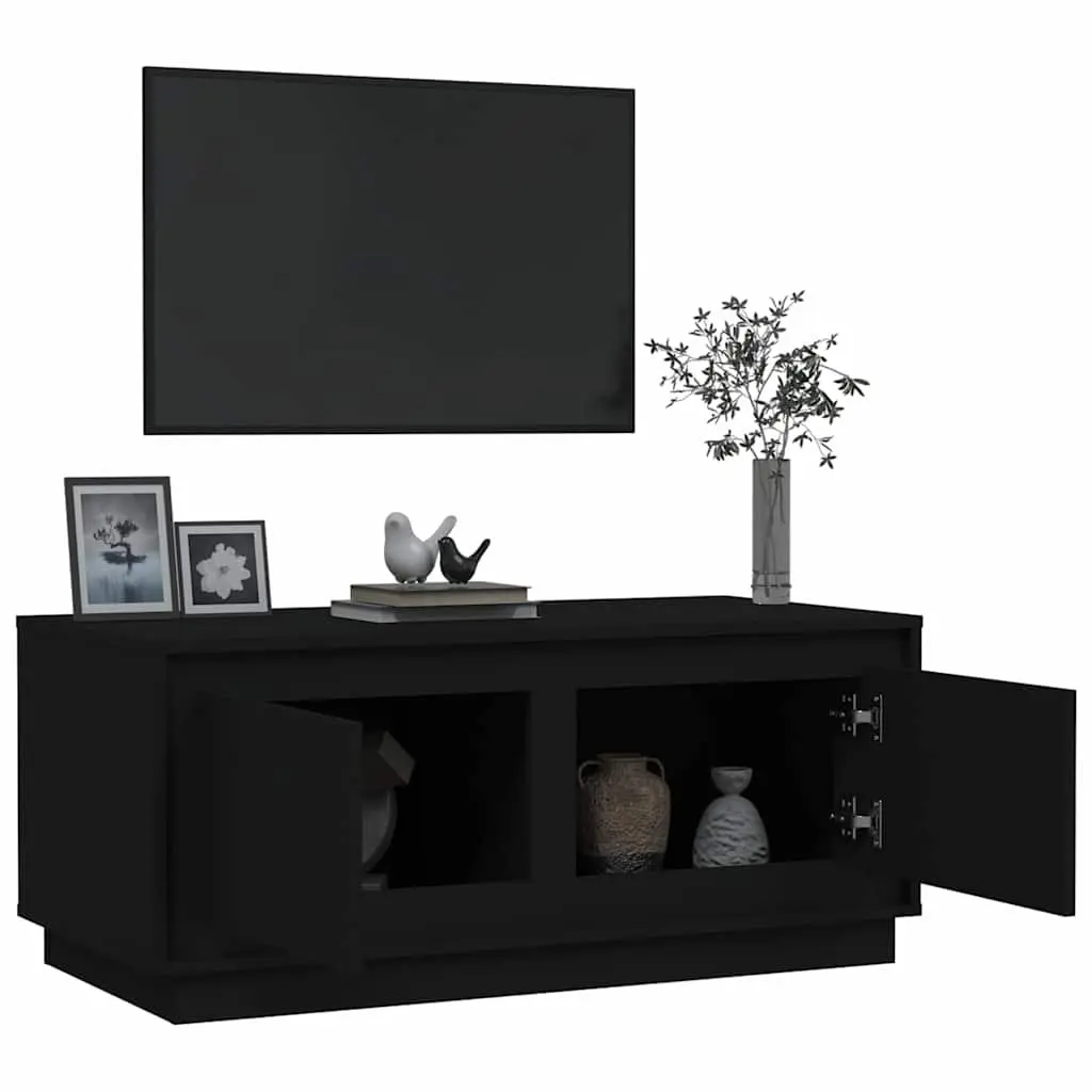 Black Coffee Table with Ample Storage Space