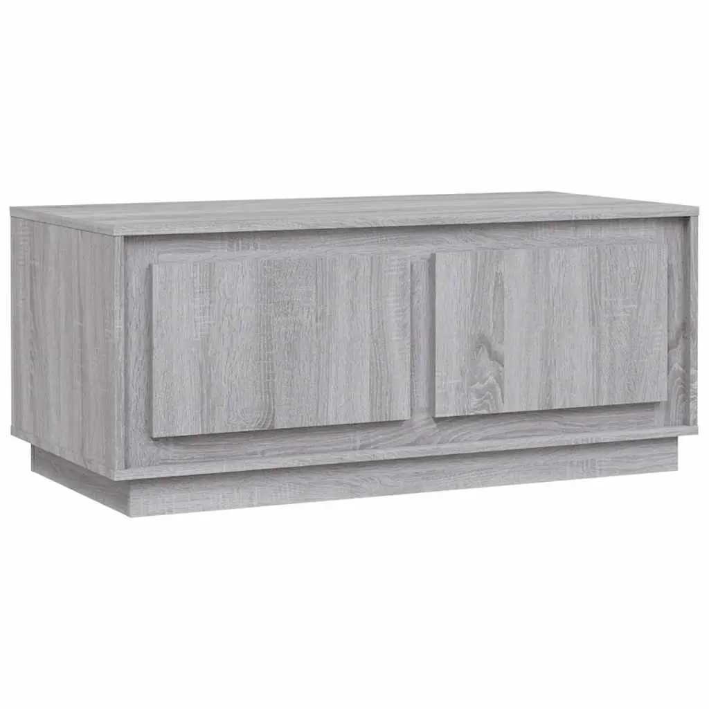 Coffee Table Storage Compartments 102x50x44cm Grey