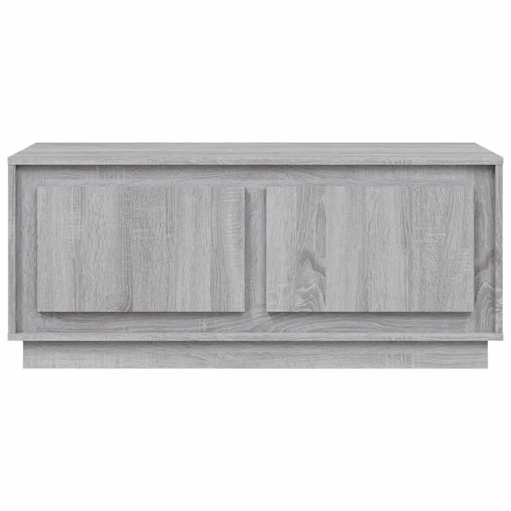 Coffee Table Storage Compartments 102x50x44cm Grey