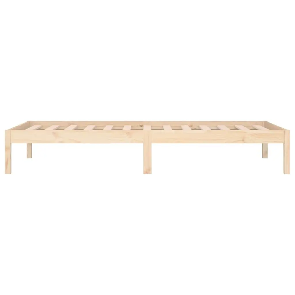 Day Bed Frame Solid Pine Wood 90x190 cm Brown Sofa Bed Living Room Bedroom Furniture