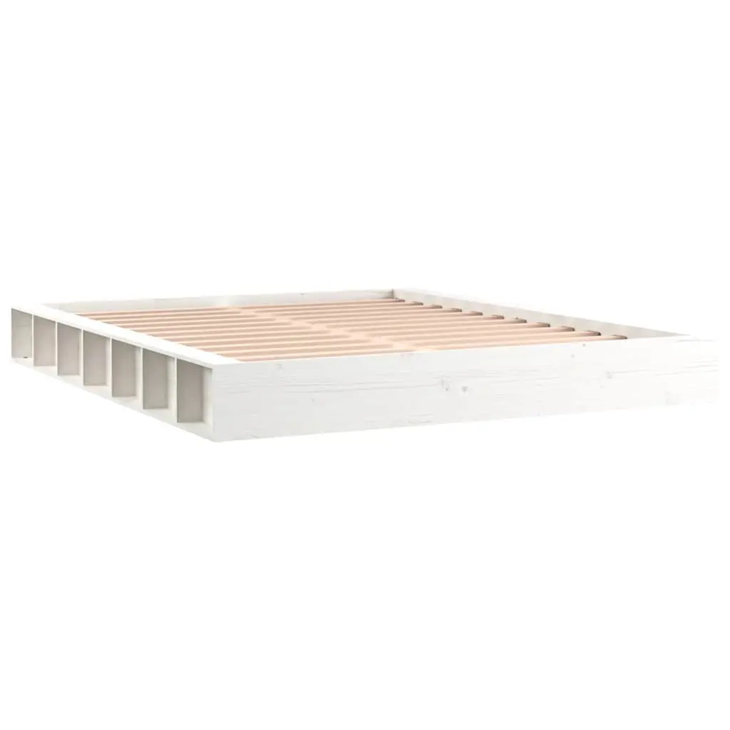 White Pine Bed Frame 150x200 cm King Size