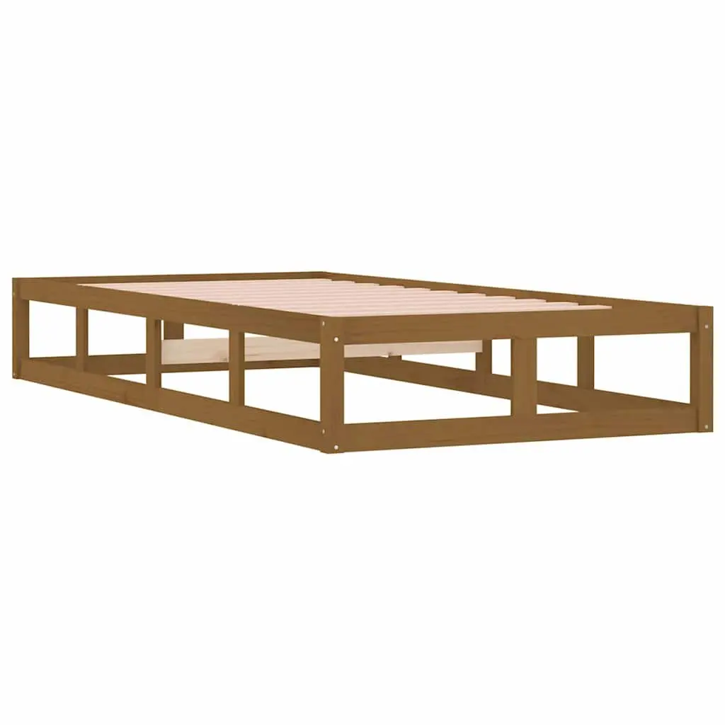 Solid Wood Bed Frame 100x200 cm for Comfort