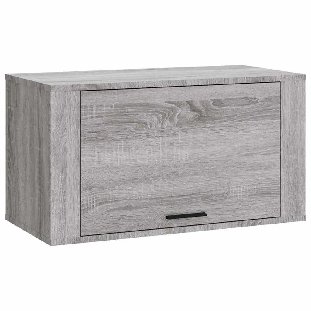 Wall-mounted Shoe Cabinet Grey Storage Organiser Rack Compact