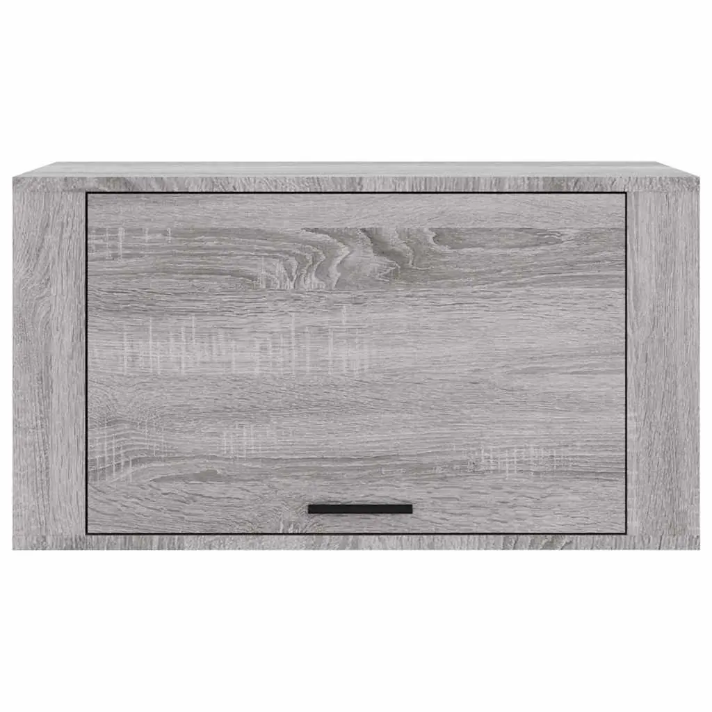 Wall-mounted Shoe Cabinet Grey Storage Organiser Rack Compact