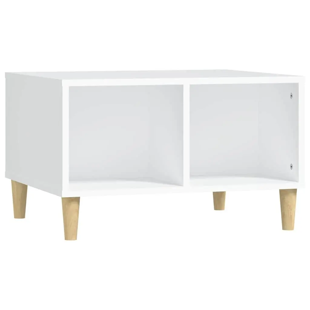 Coffee Table Storage White 60x50x36.5 cm
