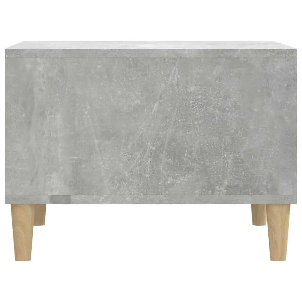 Coffee Table Grey 60x50x36.5 cm Storage Scandinavian Design Accent Table