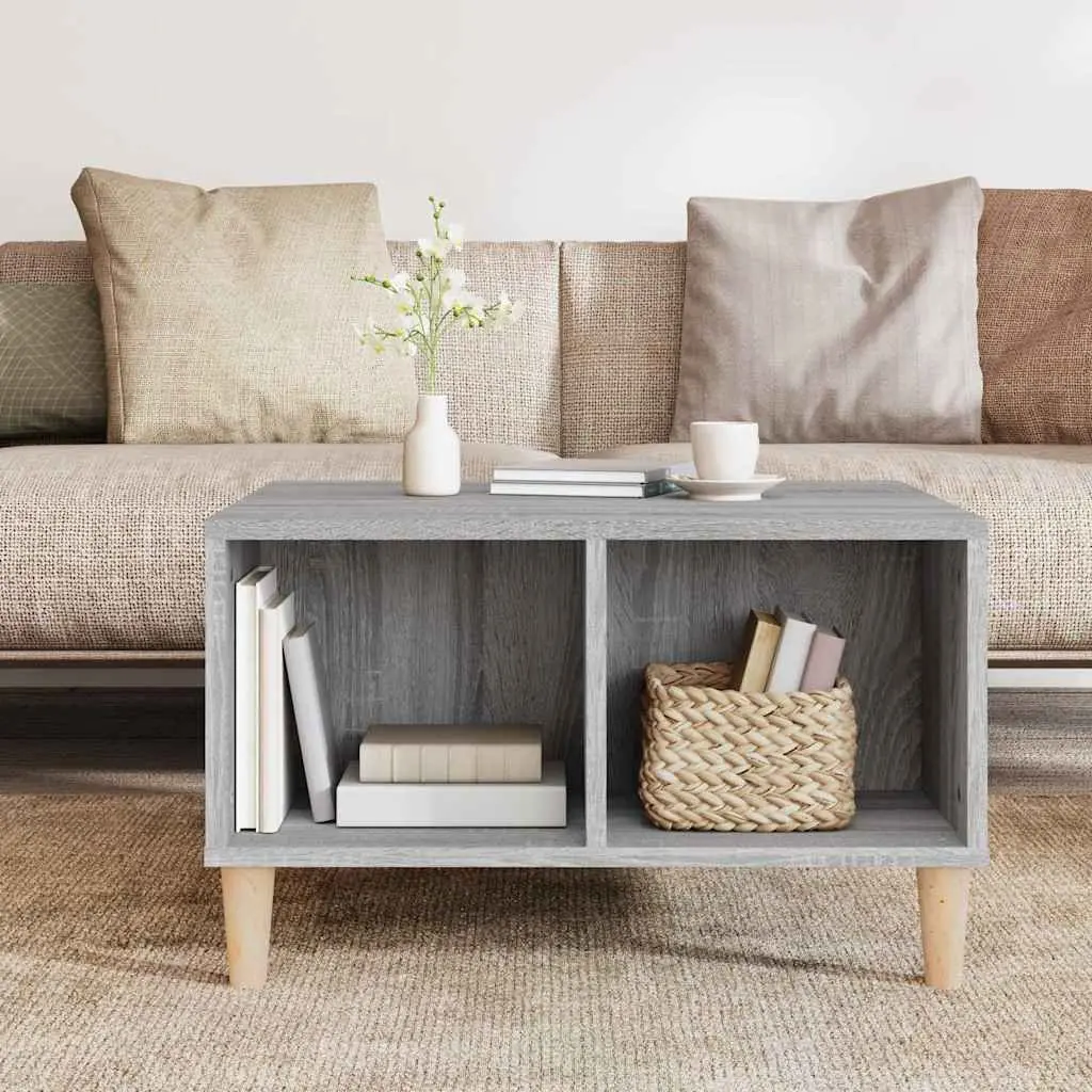 Grey Coffee Table with Ample Storage