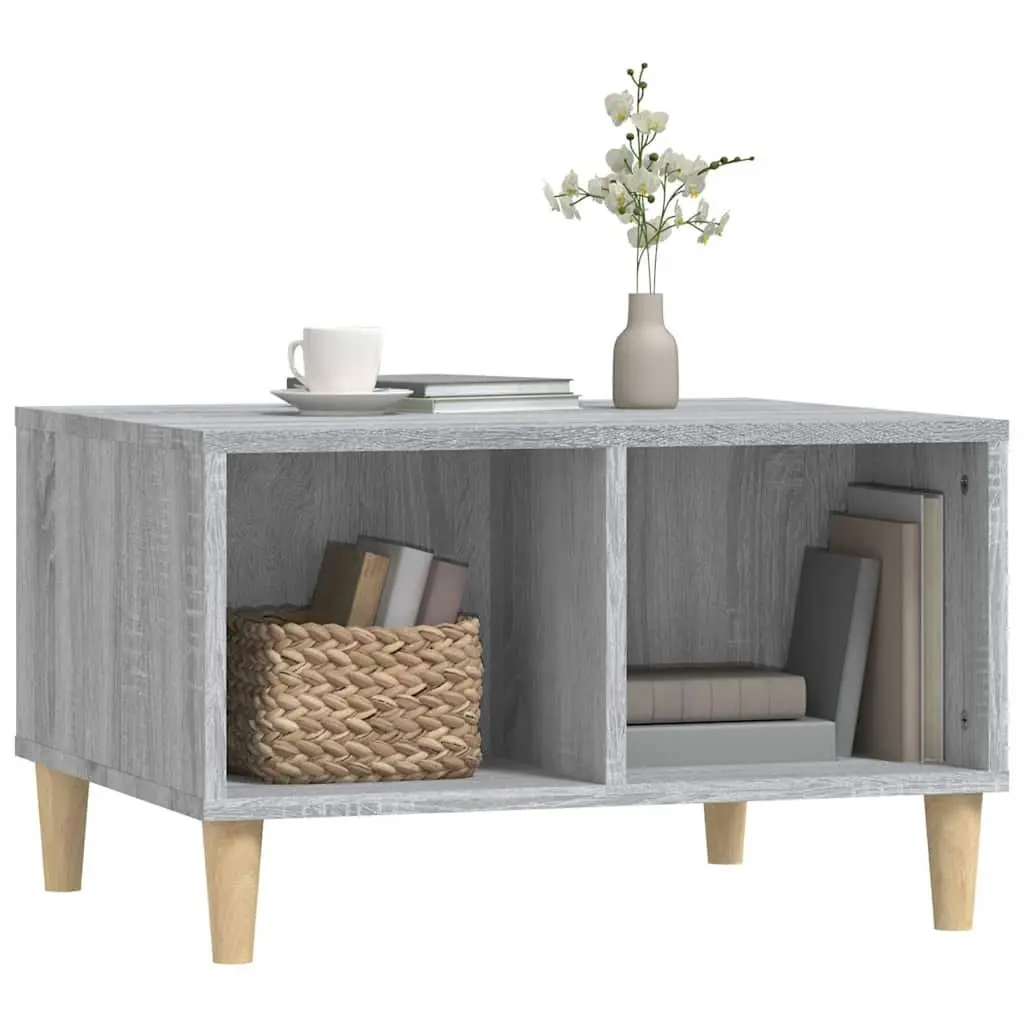 Grey Coffee Table with Ample Storage