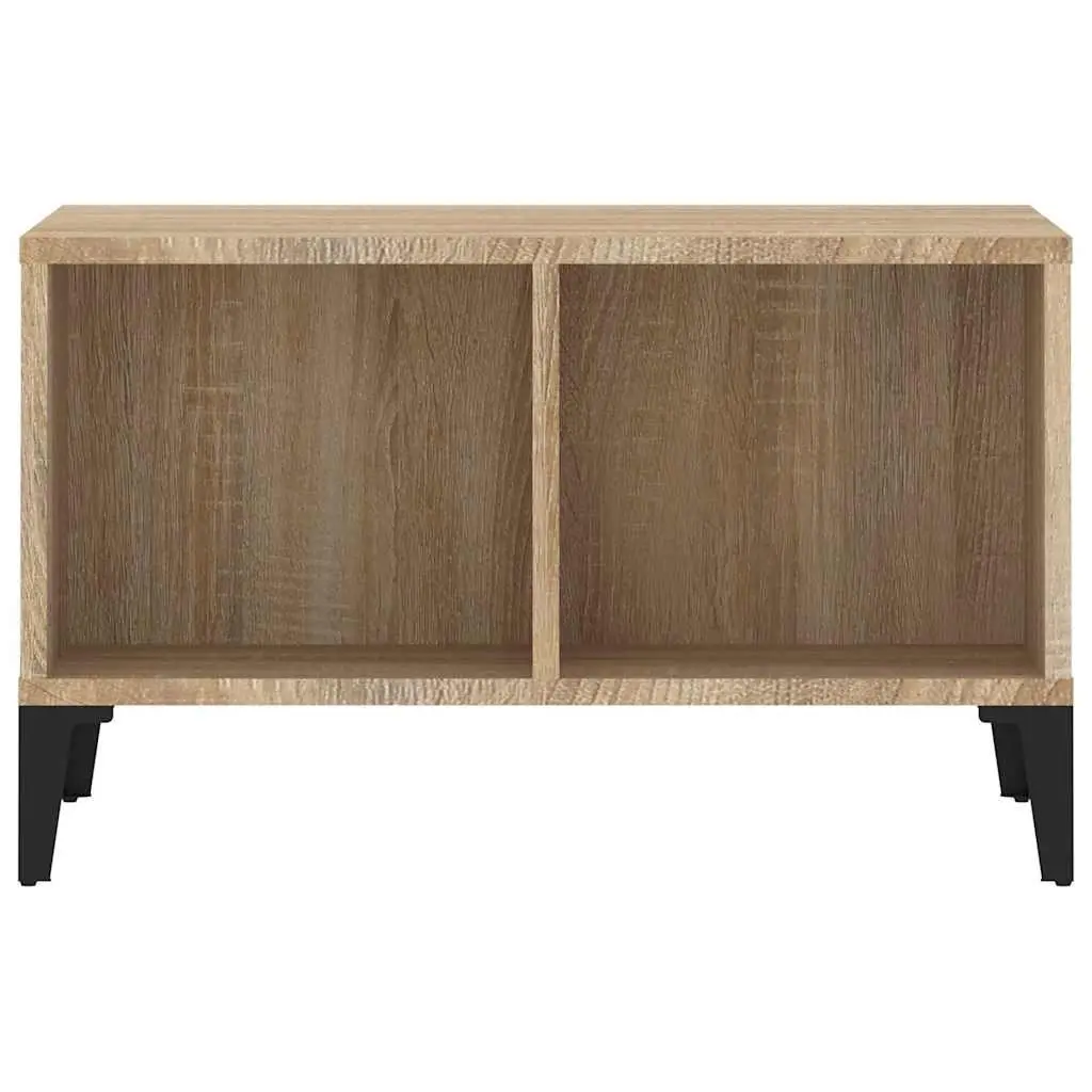 Coffee Table Open Storage Compartments 60x50x36.5cm Brown