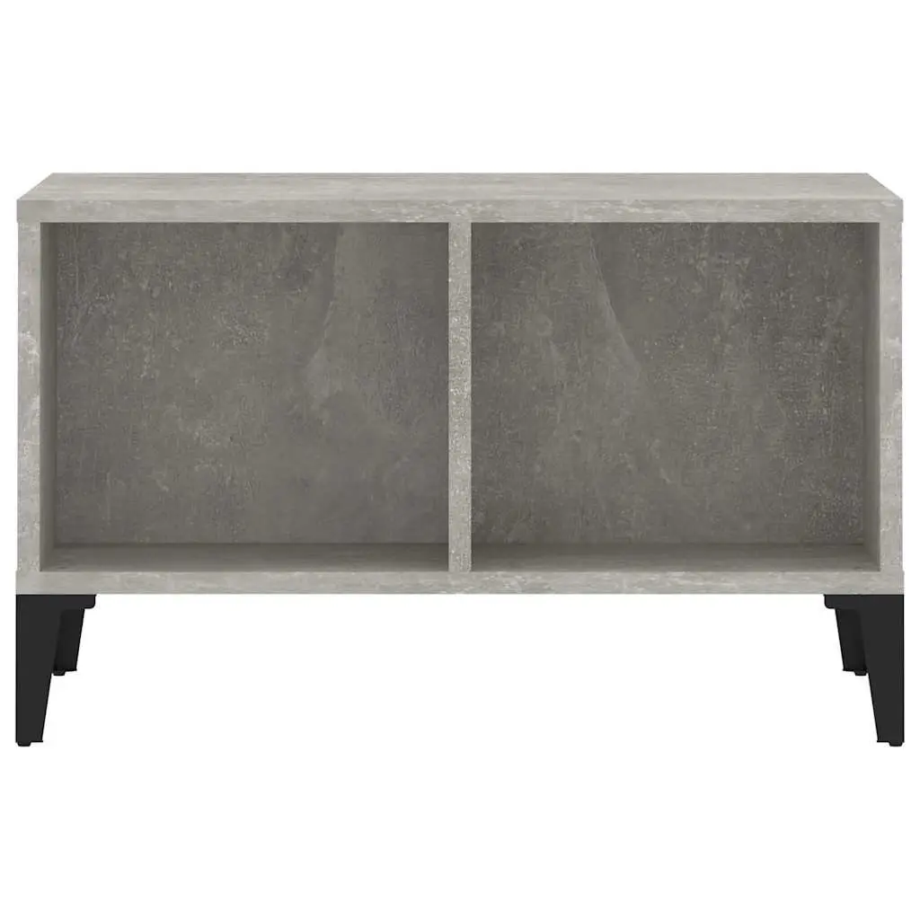 Grey Coffee Table with Two Storage Compartments