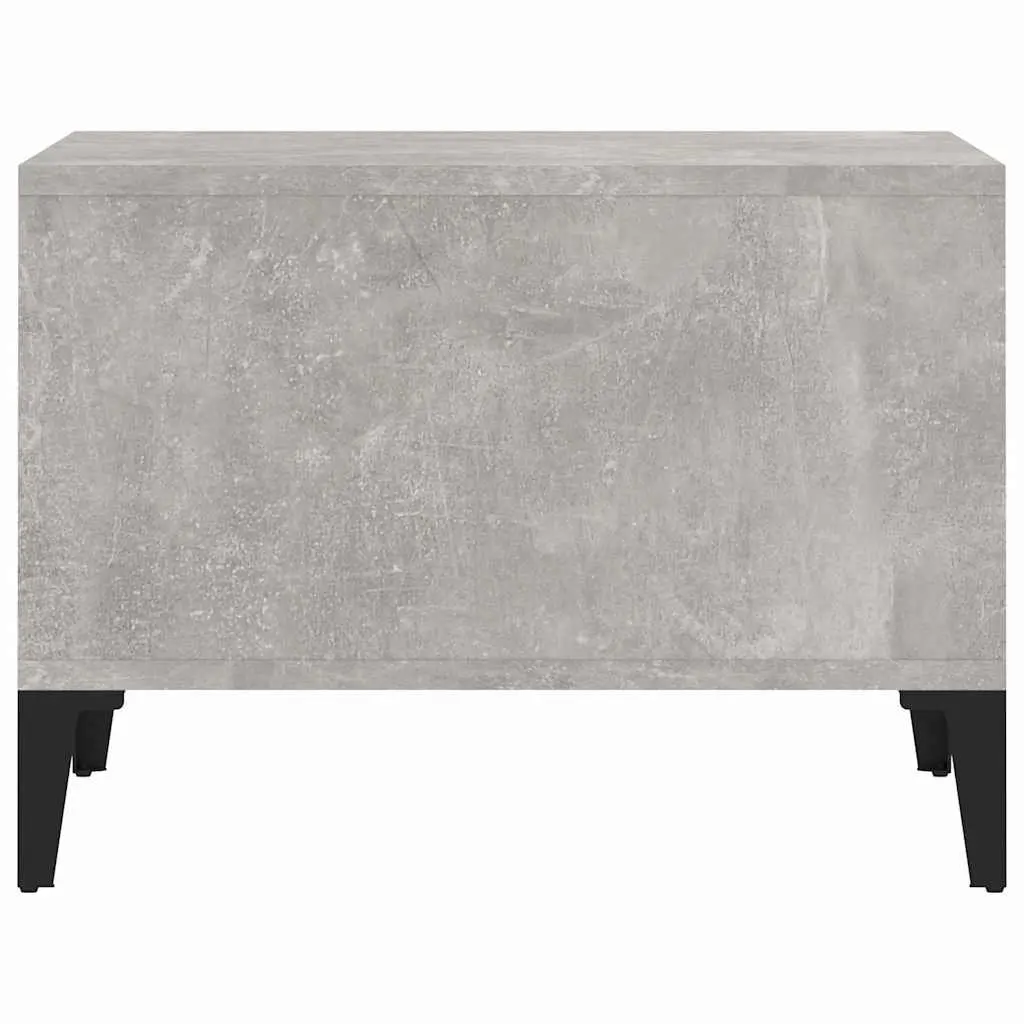 Grey Coffee Table with Two Storage Compartments