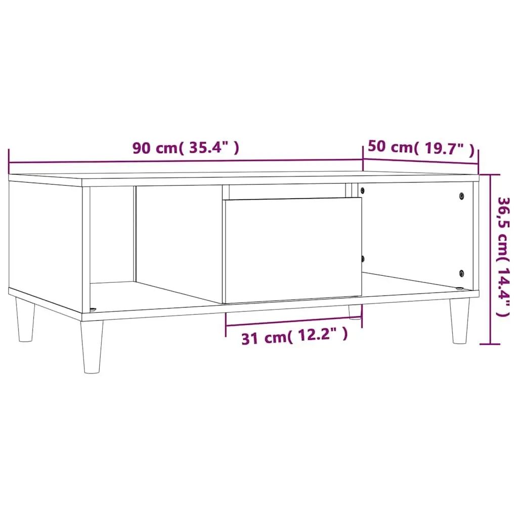 Black Coffee Table with Storage Solutions