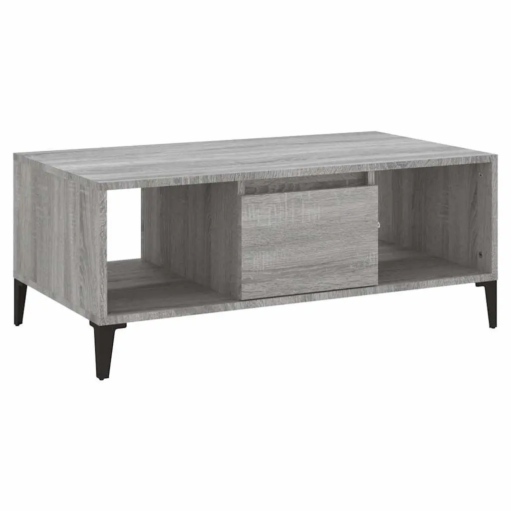 Grey Coffee Table with Storage