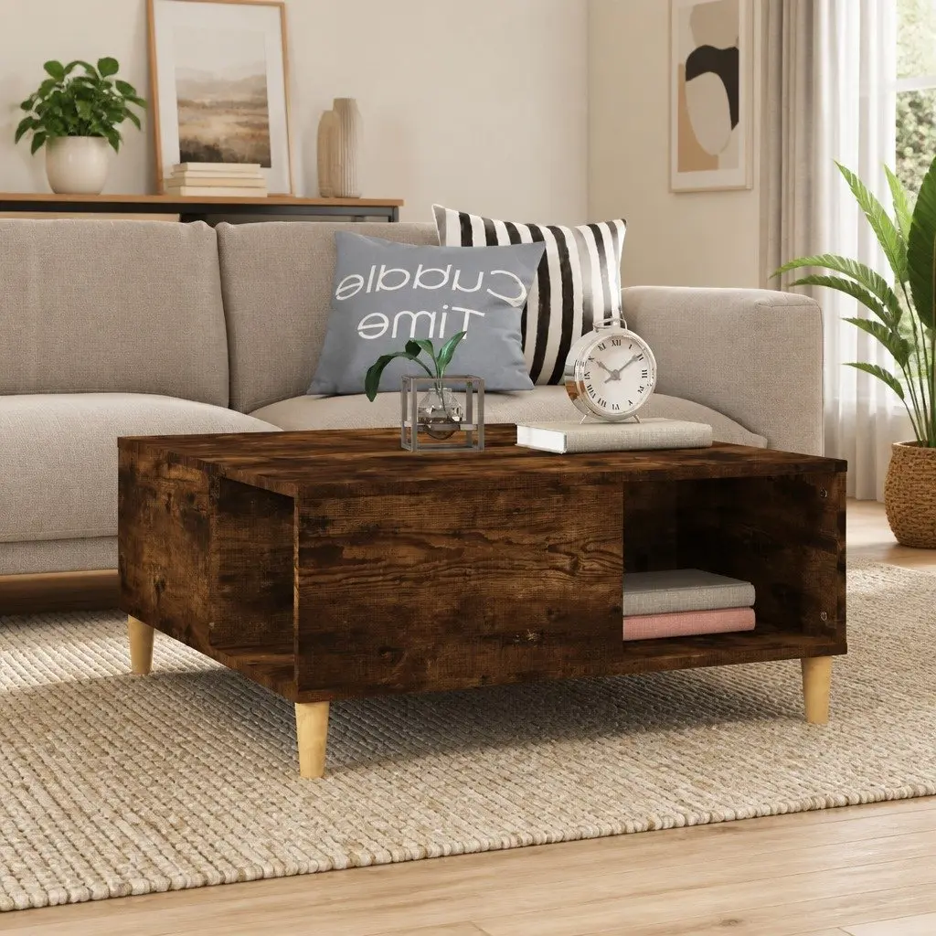 Brown Coffee Table with Ample Storage