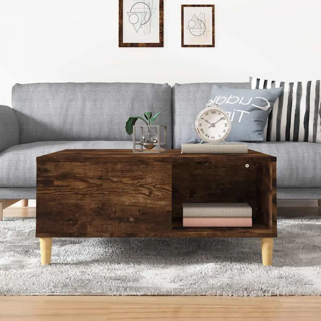 Brown Coffee Table with Ample Storage