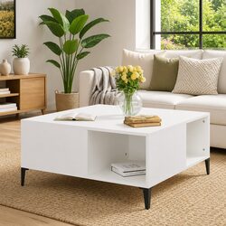 Reliable White Coffee Table: Quality and Functionality Combined