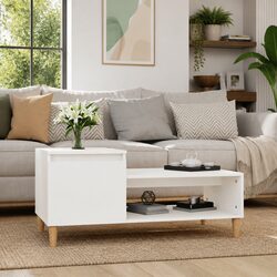 Warm, Practical Coffee Table for Living Rooms